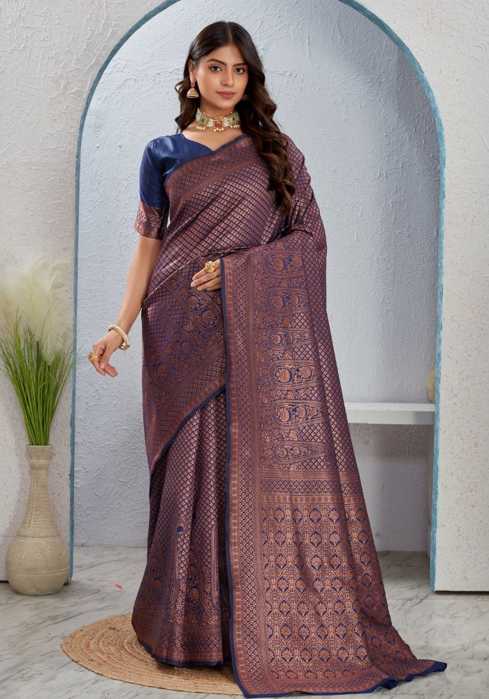 Zarika Banarasi silk saree
